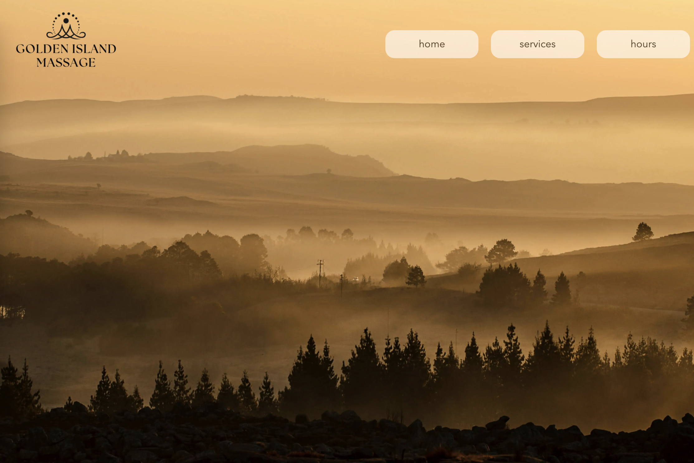 Golden Island Massage website preview